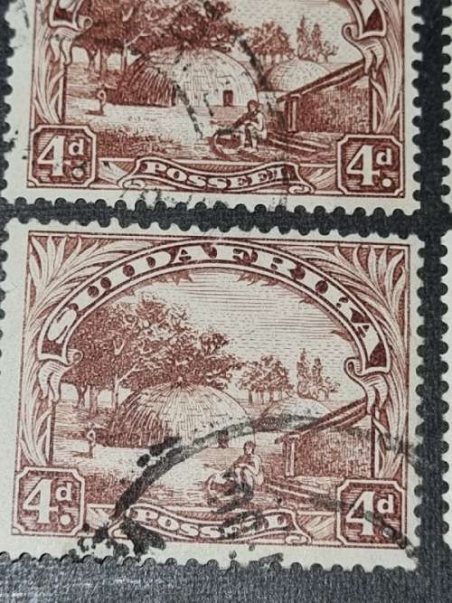 19 x 4d South Africa stamps