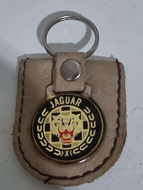 Leather Key Ring / Key holder - Jaguar
