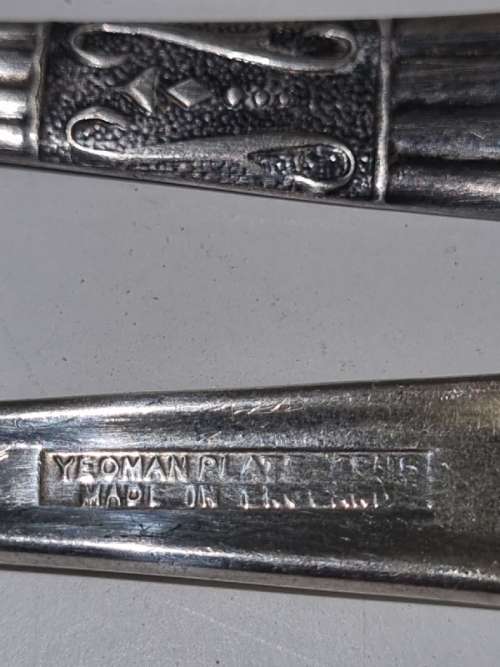 3 x Yeoman Plate EPNS Cake Forks - Made in England