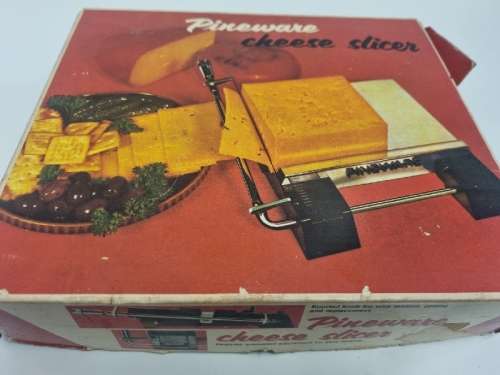 Vintage Pineware Cheese slicer in original box