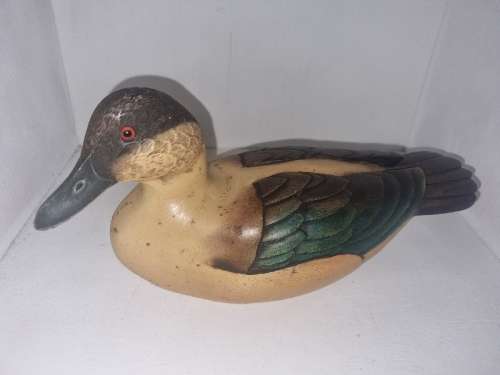 Limited Edition Wooden Duck - Feathers - Hottentot Teal
