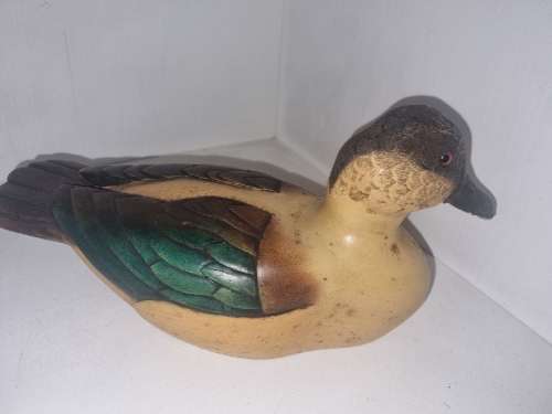 Limited Edition Wooden Duck - Feathers - Hottentot Teal