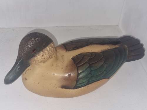 Limited Edition Wooden Duck - Feathers - Hottentot Teal