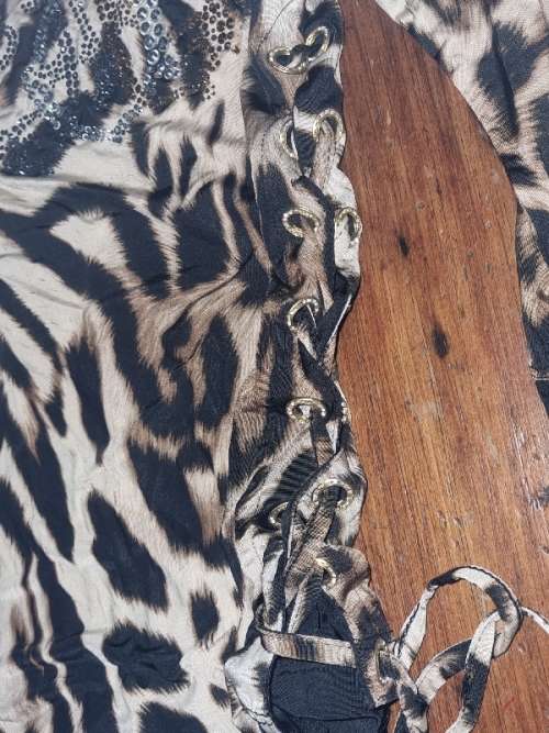 Casca Animal Print Top - Made in Italy - Size S - New