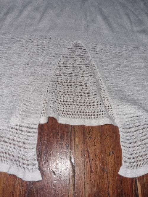 RVCA White Knitted Top - Size S