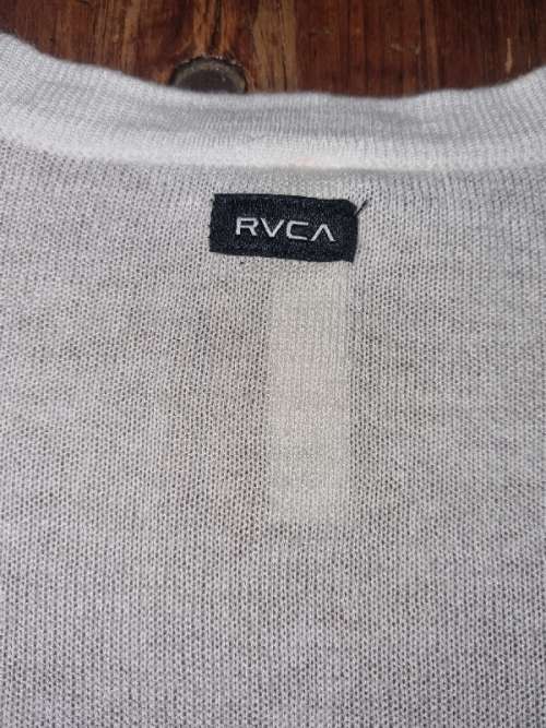 RVCA White Knitted Top - Size S