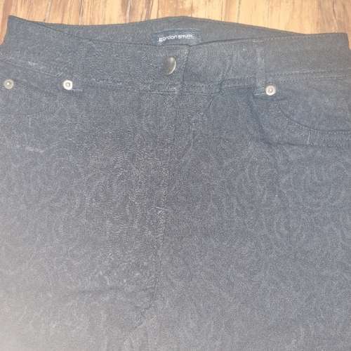Gordon Smith Textured Pants - Black - Size 10 - New without Tags