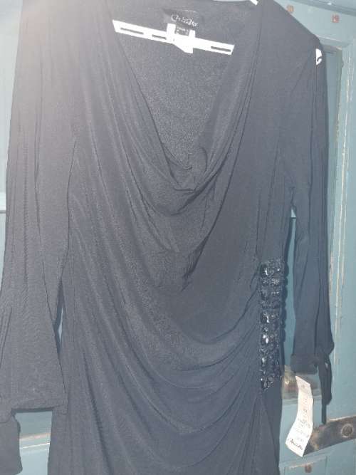 Beautiful Nueva Evening Dress - Black - Size UK12 - New