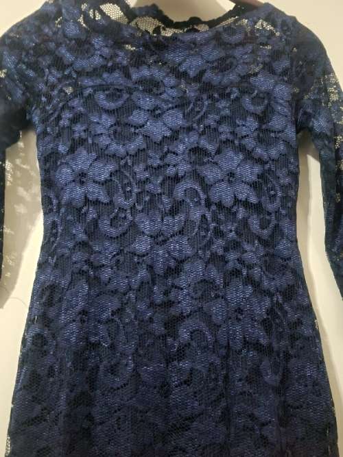 Navy Lace Dress by Velvet - Size M - New