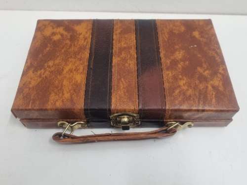 Vintage Dominoes set in case