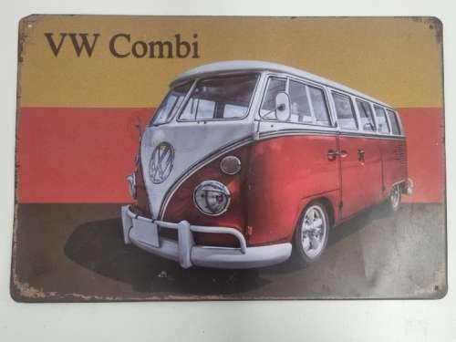 Tin Sign - VW Combi