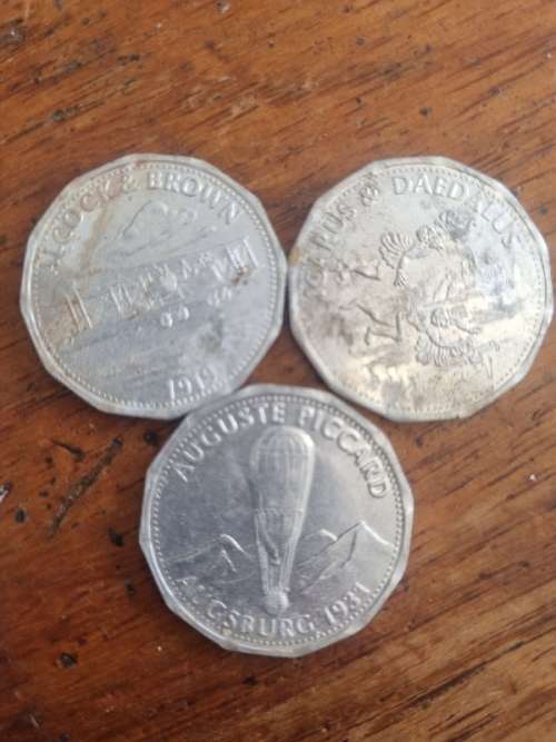 3 x Shell Tokens / Coins
