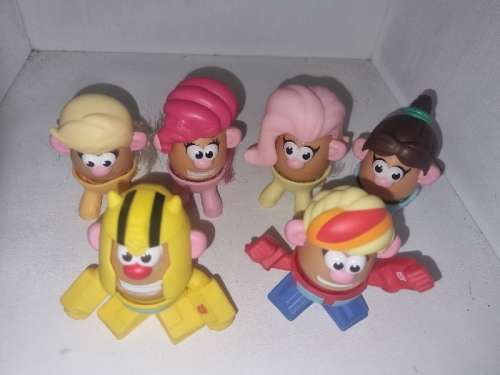 6 x McDonalds Potato Head Toys