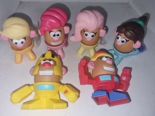 6 x McDonalds Potato Head Toys