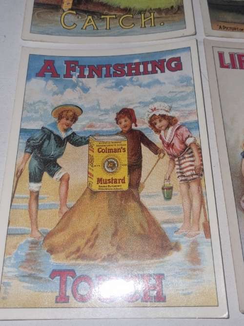 4 x Post Cards - Lifebuoy Soap & Colman's Mustard Series