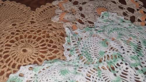 3 x Beautiful Crochet Doilies