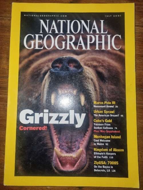 National Geographic July 2001 - Grizzly