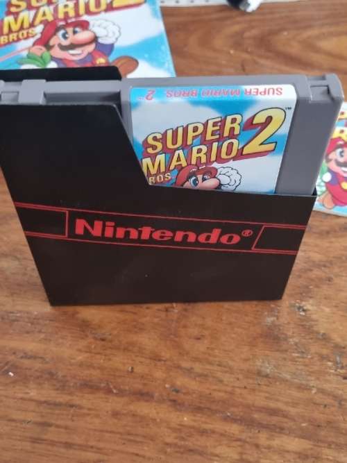 Vintage Nintendo Super Mario Bros 2 Game with Instruction Booklet