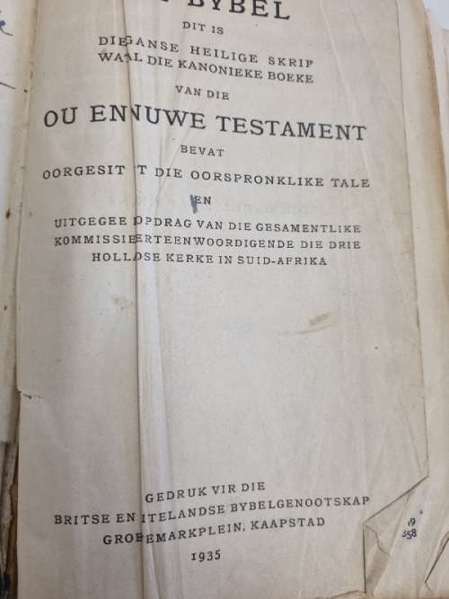 Die Bybel - 1935