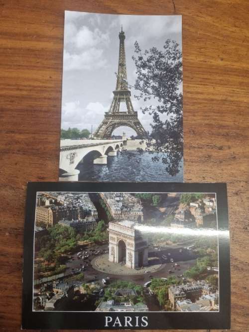 2 x Paris Post cards - unused