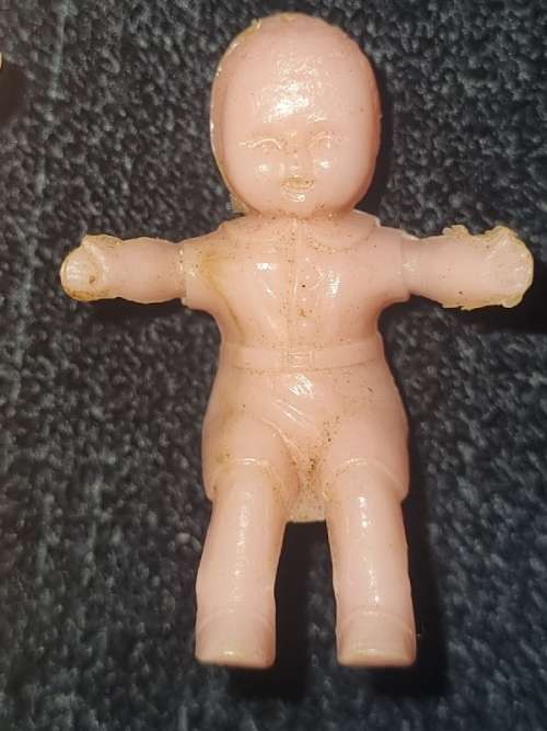 6 x Miniature Vintage Plastic Baby Dolls