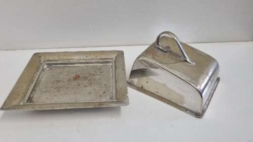 Beautiful EPNS Rectangular Butter Dish