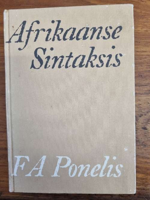 Afrikaanse Sintaksis - FA Ponelis