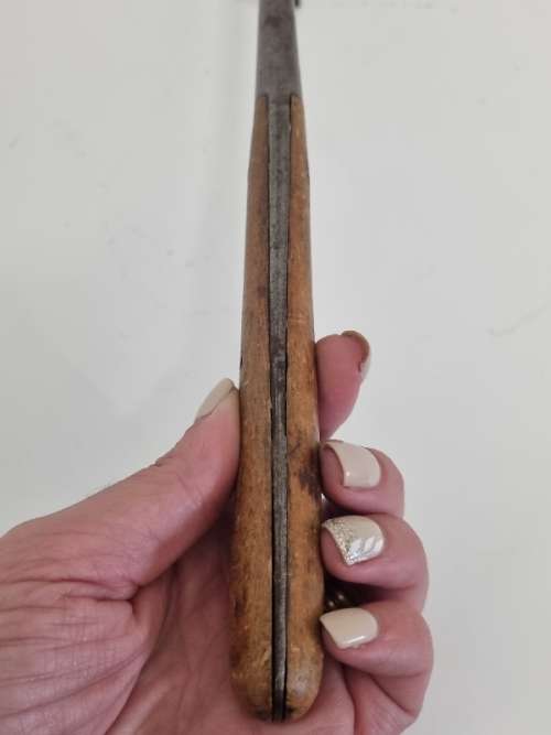 Vintage Tool with wooden handle