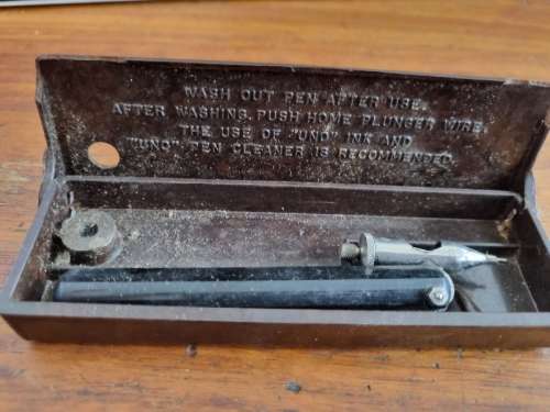 Vintage Uno Delux Model Technical Drawing Pen - Made in England