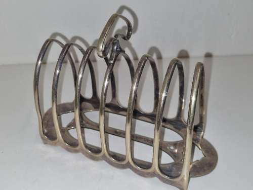 Beautiful Vintage Hallmarked Toast Rack