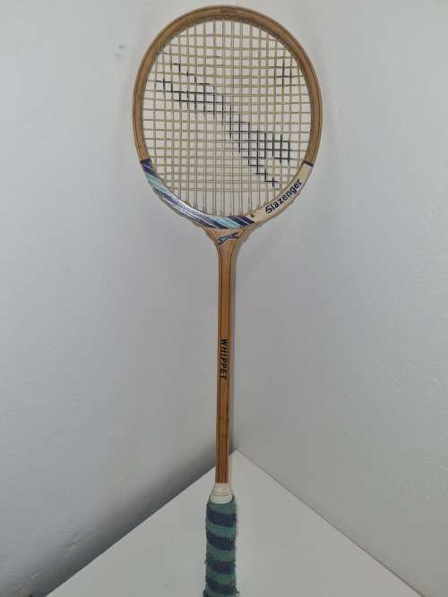 Vintage Wooden Slazenger Squash Racket