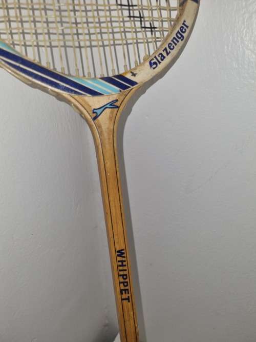Vintage Wooden Slazenger Squash Racket