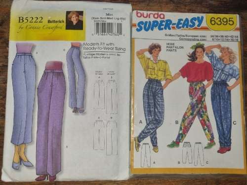 2 x Clothing patterns - Ladies Pants