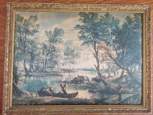 Framed Padded Silk Print - Beautiful!!!