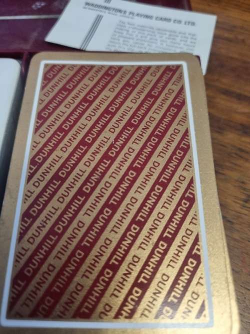 Dunhill Playing cards - in original box