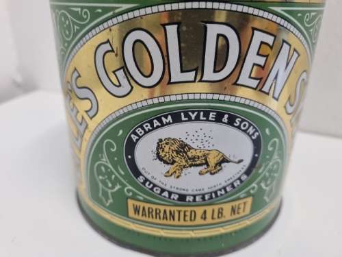Vintage Lyle`s Golden Syrup Tin - 4LB