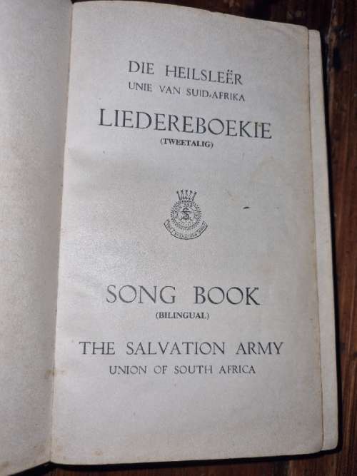 Die Heilsleër Unie van Suid-Afrika Liedereboekie - The Salvation Army Song Book