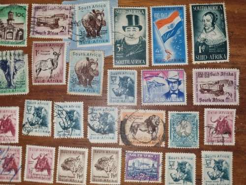 51 x Old SA Stamps
