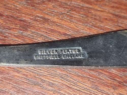 Sheffield England Silver Plated Spoon