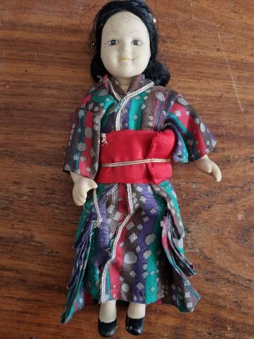 Small Oriental Porcelain Doll - 22cm