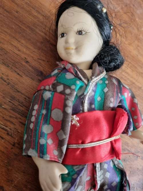Small Oriental Porcelain Doll - 22cm