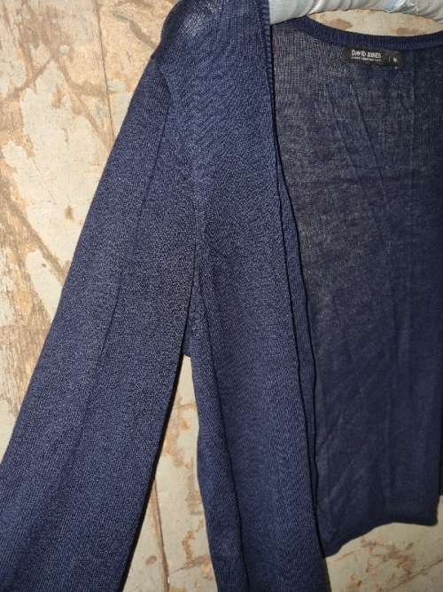 David Jones Navy Light Knitwear - Size M