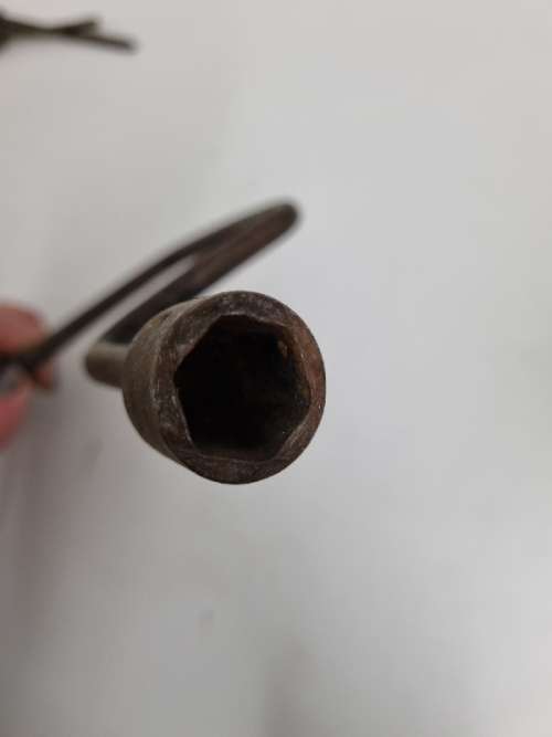 Vintage Tool with Wooden Handle - 30cm