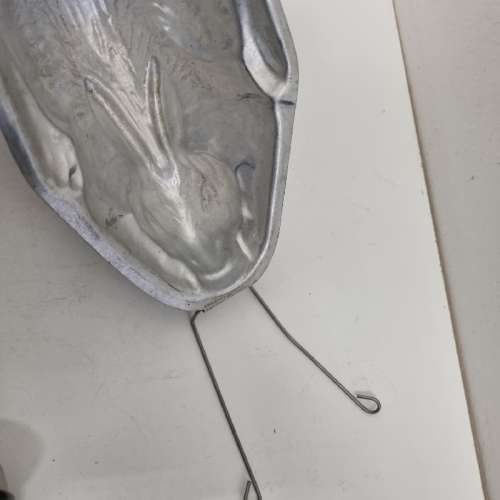 Vintage Swan Brand Rabbit Shaped Jelly Mould - England - 20cm x 12cm x 10cm