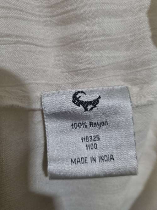 Old Khaki Top with Lace detail - Size 8