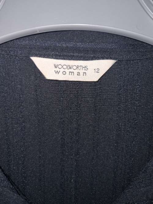 Black Shirt - Woolworths - Size 12