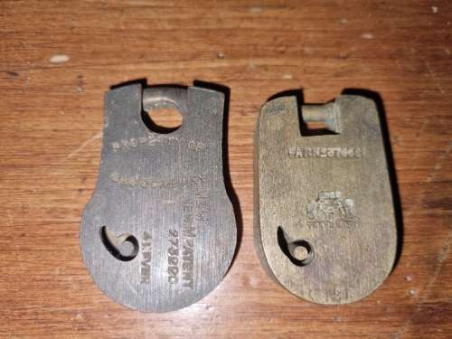 2 x Vintage Locks - No Keys