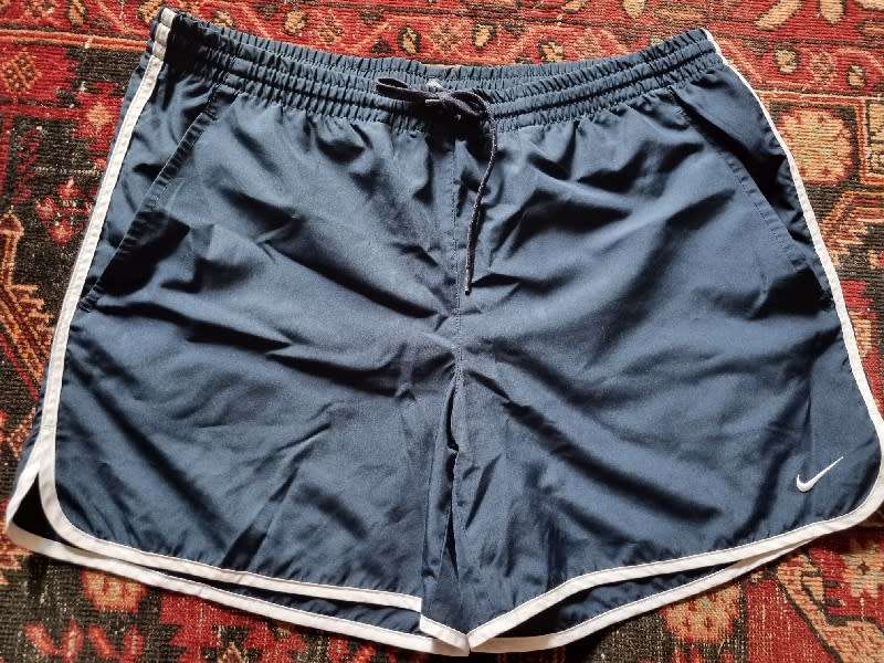 Vintage Style Nike Shorts - Size L - Navy