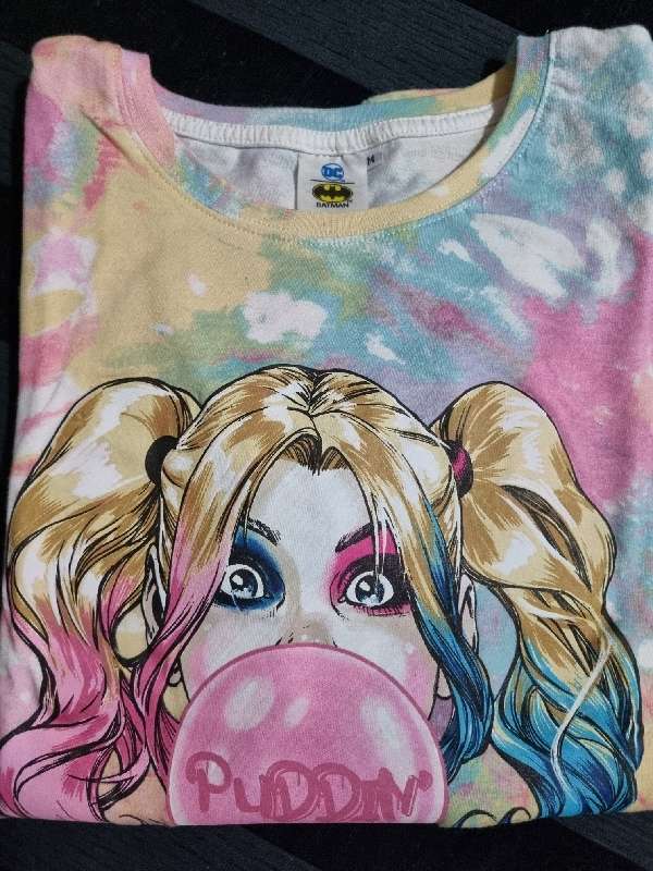 Batman Harley Quinn Long Sleeve Top - Size M - DC Comics