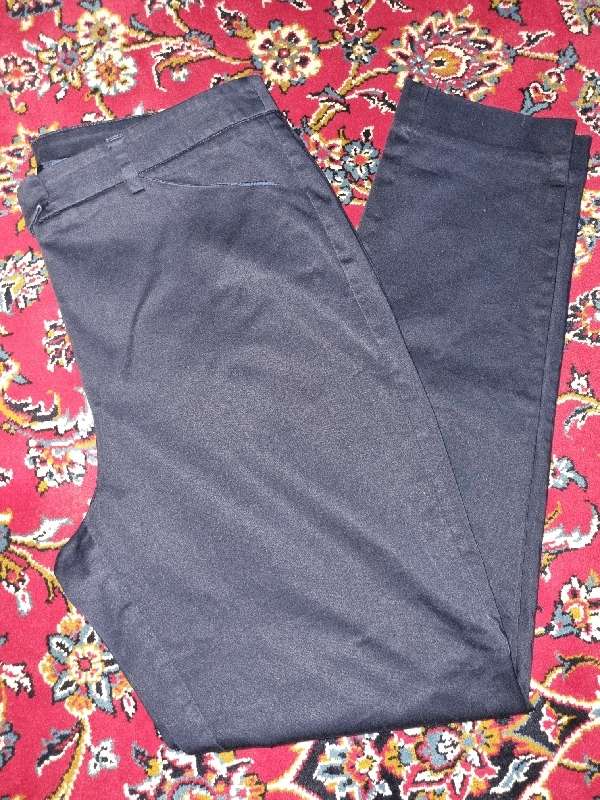 Navy Straight Leg Pants - Size 10